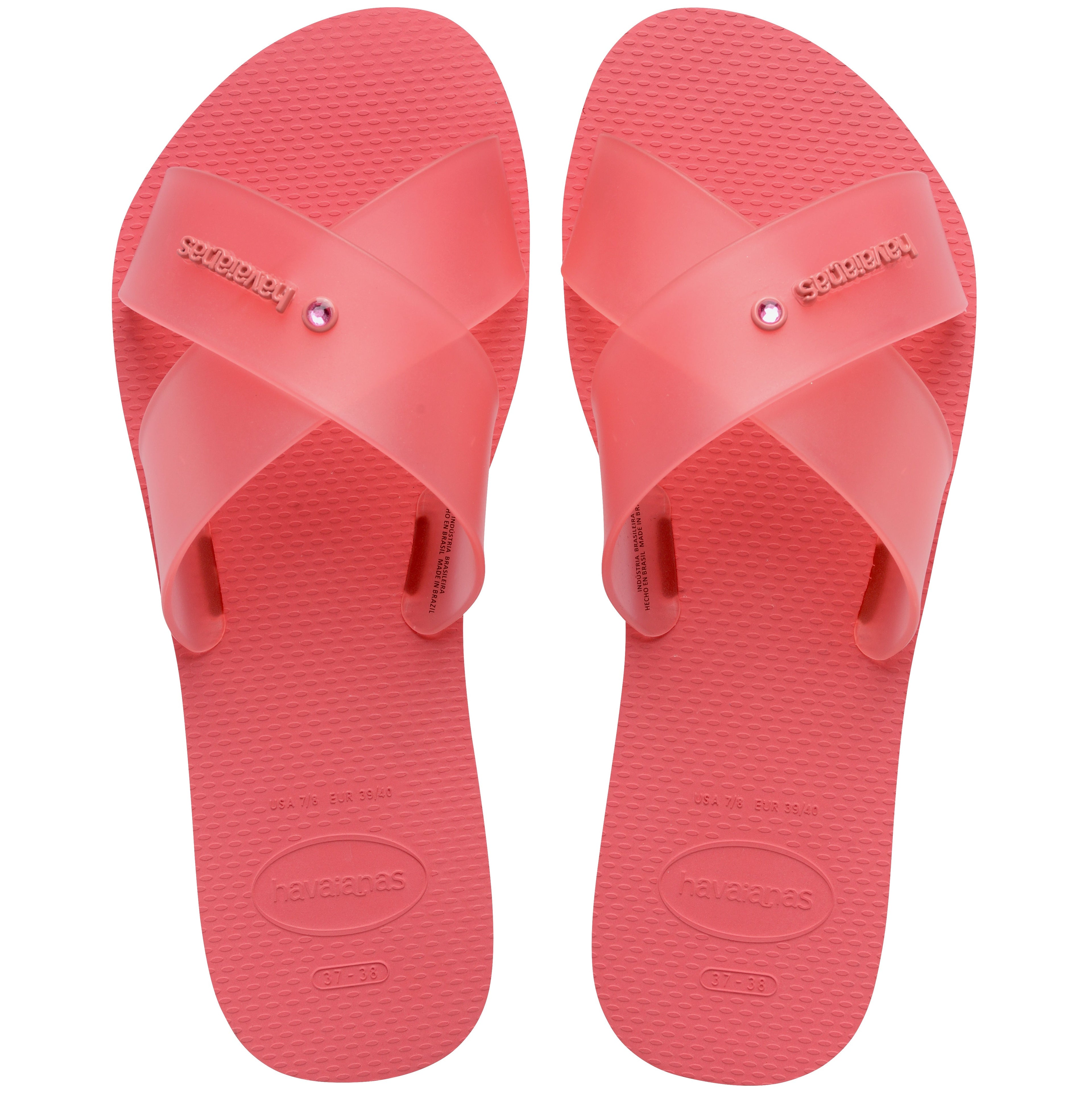 Women's Aqua Jelly Sandals - TROPICAL CORAL