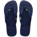 Men's Brazil Flip Flops - Navy Blue