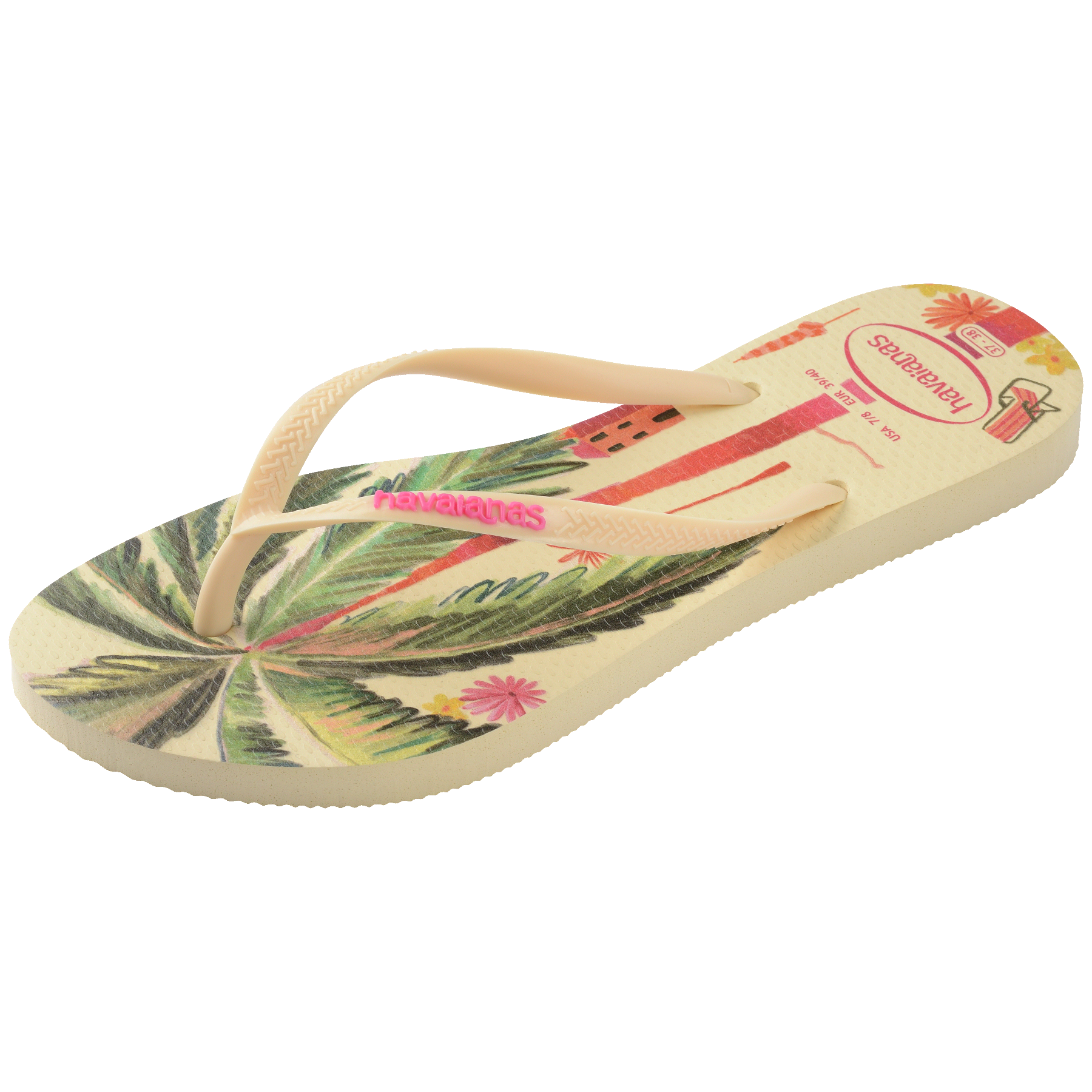 Women's Summer Bliss Slim Flip Flops - BUTTERCREAM
