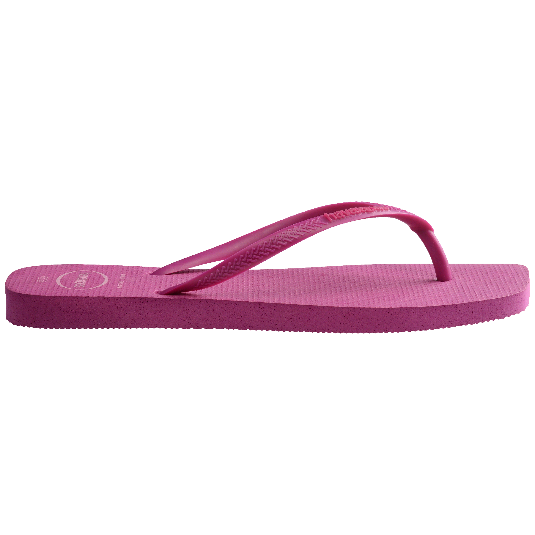 Women's Slim Square Logo Pop Up Flip Flops - ROSE GUM