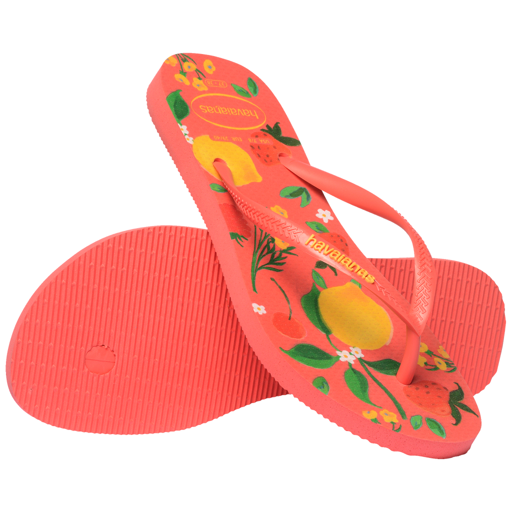 Women's Summer Bliss Slim Flip Flops - TROPICAL CORAL