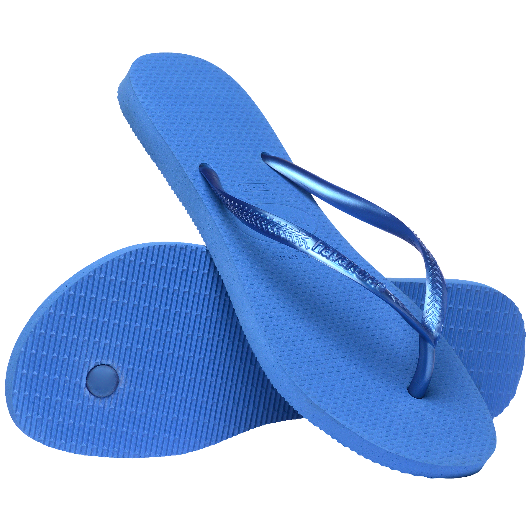 Kids' Slim Flip Flops - BRILLIANT BLUE
