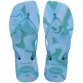 Women's Slim Square Jelly Flip Flops - LAVENDER BLUE