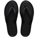 Women's Puffed Up Flip Flops - BLACK