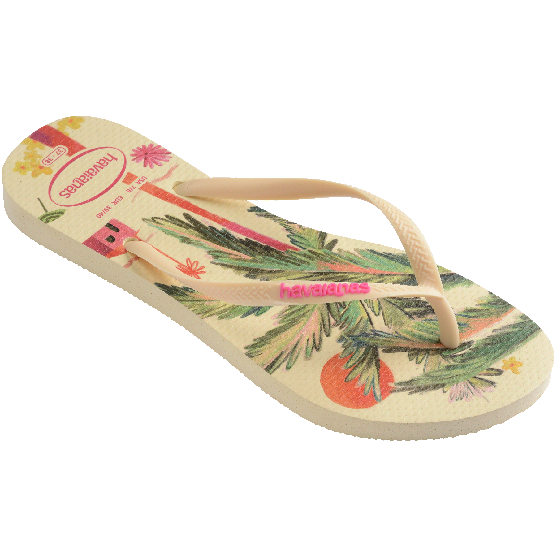 Women's Summer Bliss Slim Flip Flops - BUTTERCREAM