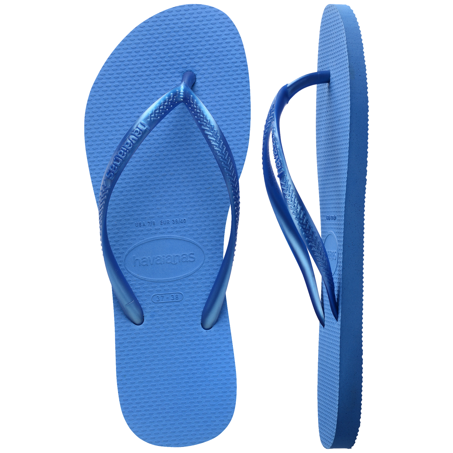 Kids' Slim Flip Flops - BRILLIANT BLUE