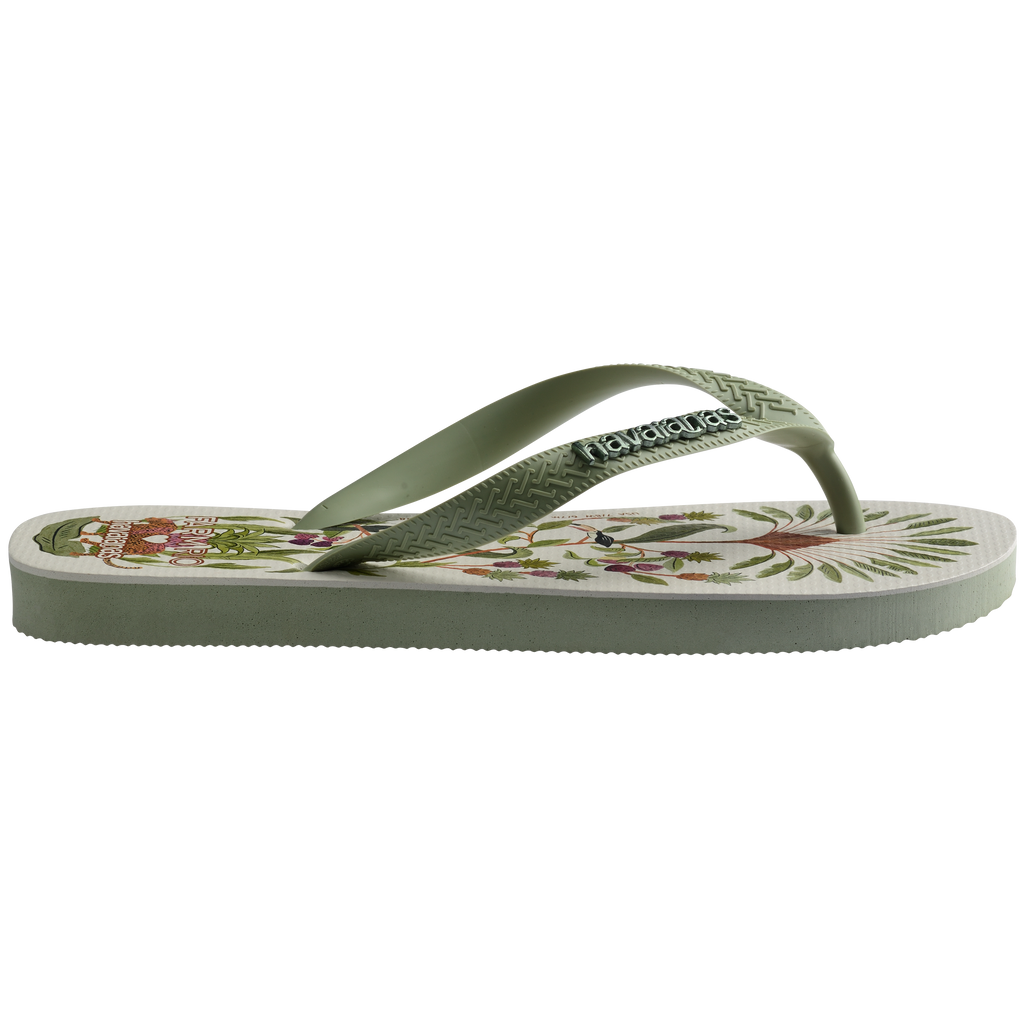 Women's FARM Rio Sweet Forest Flip Flops - Smoke Green