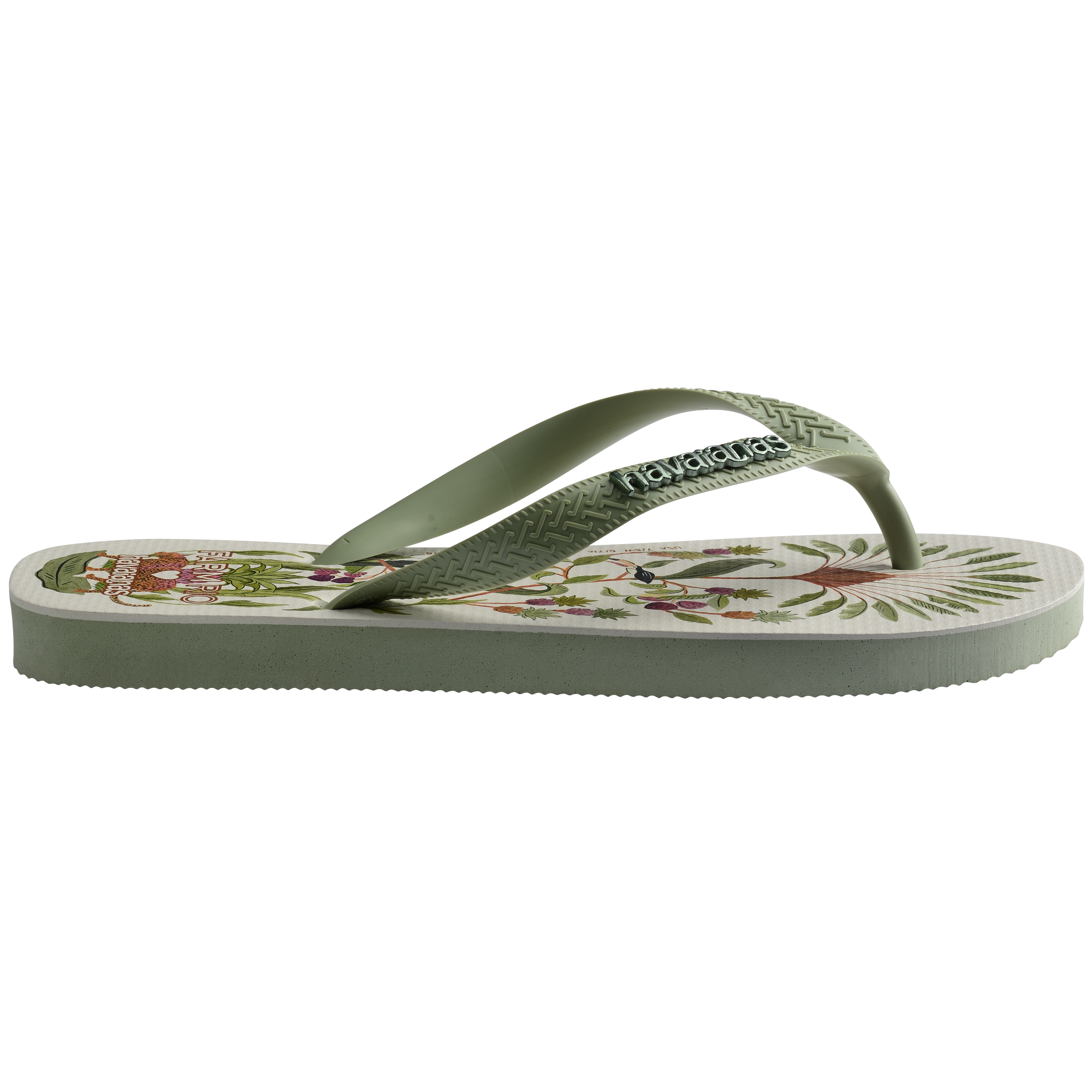 Women's FARM Rio Sweet Forest Flip Flops - Smoke Green