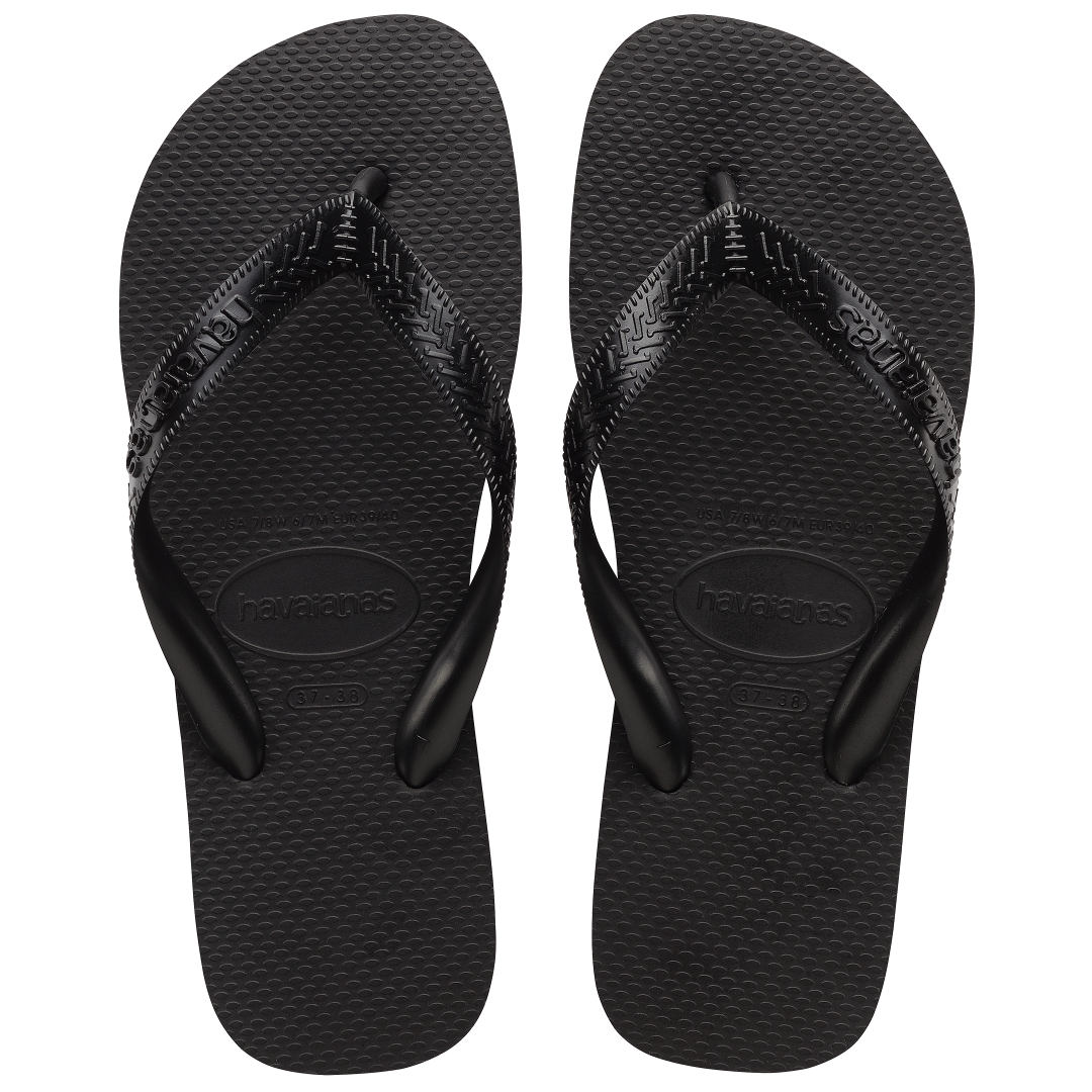 Women's Top Flip Flops - Black