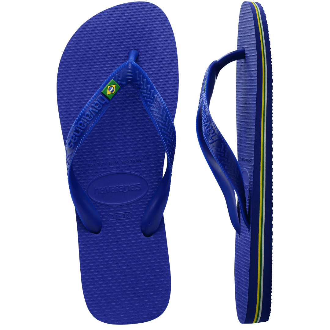 Women's Brazil Flip Flops - Marine Blue