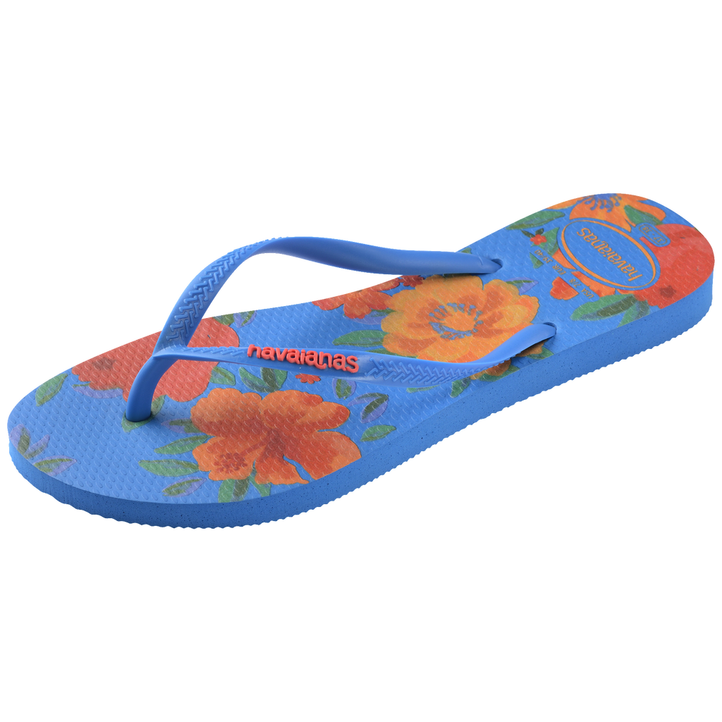Women's Summer Bliss Slim Flip Flops - BRILLIANT BLUE