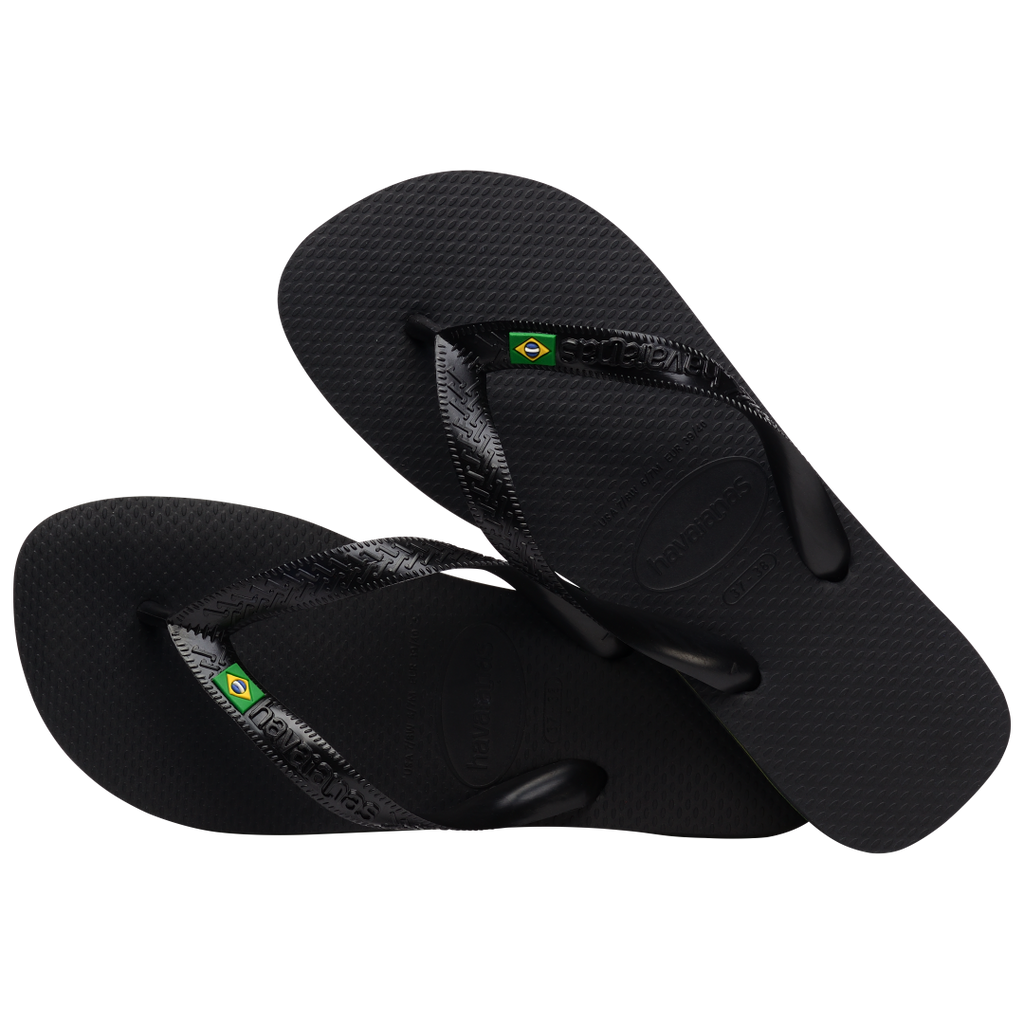 Women's Brazil Flip Flops - Black