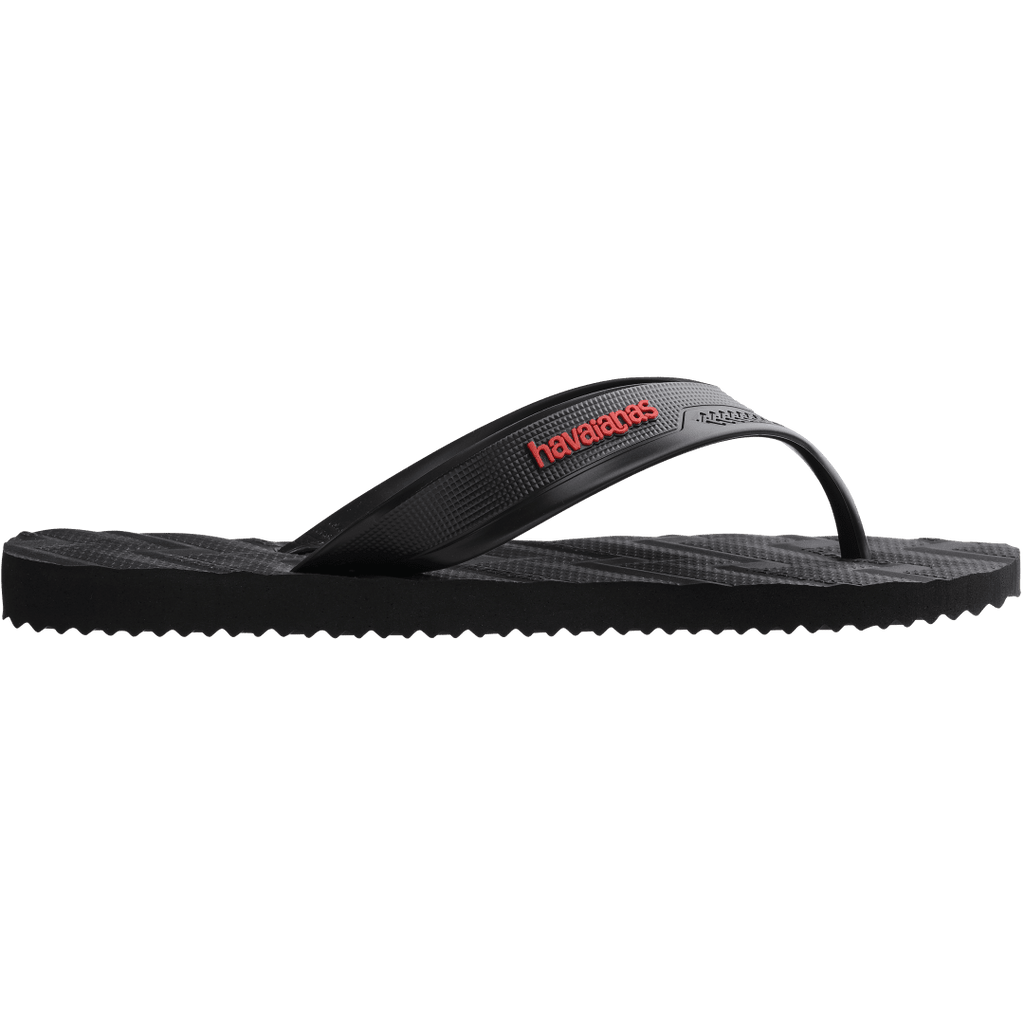 Men's Track Waves Flip Flops - Black