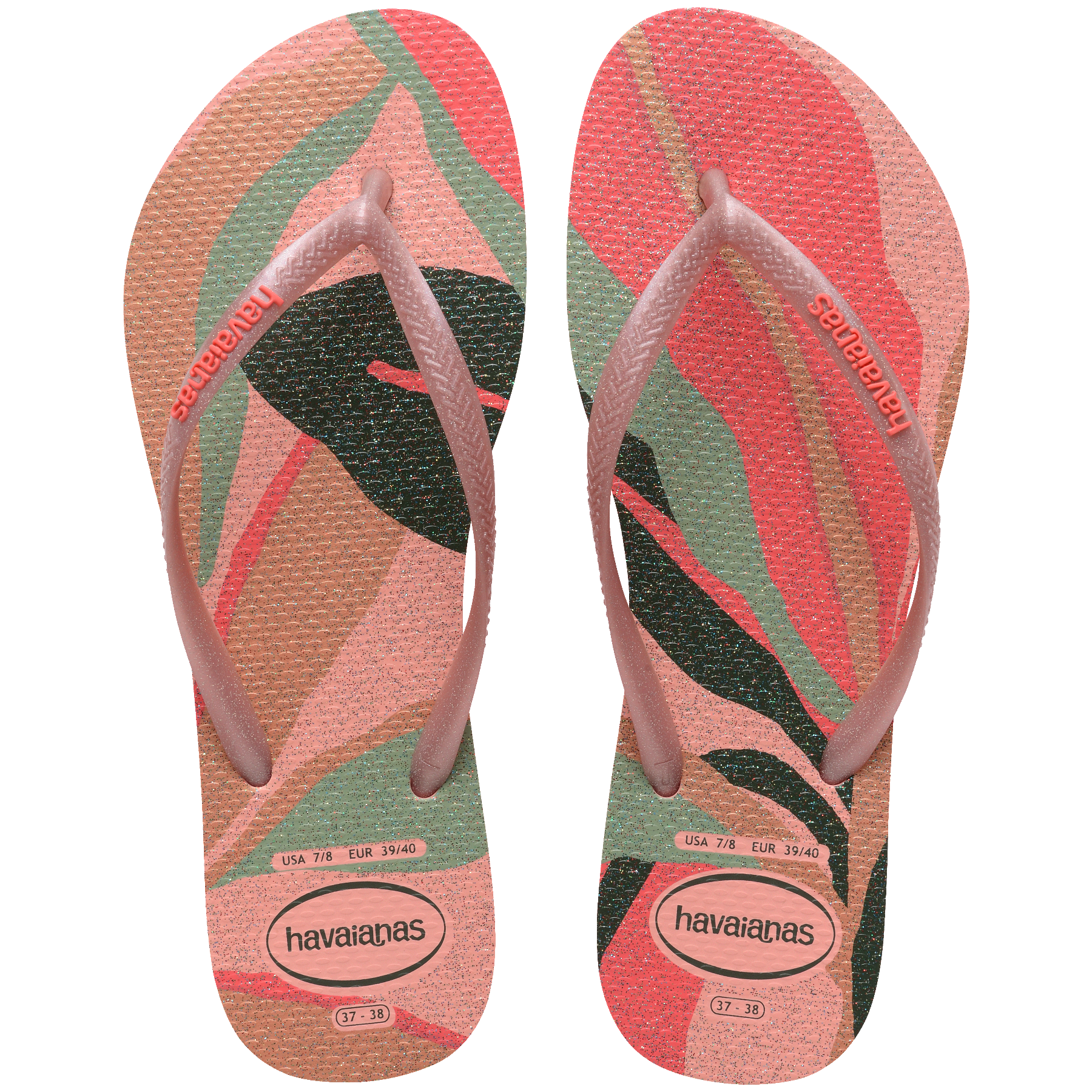 Women's Slim Palette Glow Flip Flops - BLOSSOM