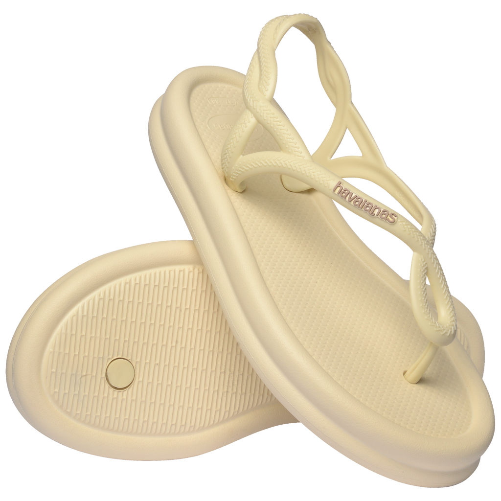 Women's Luna Puffed Sandals - BUTTERCREAM