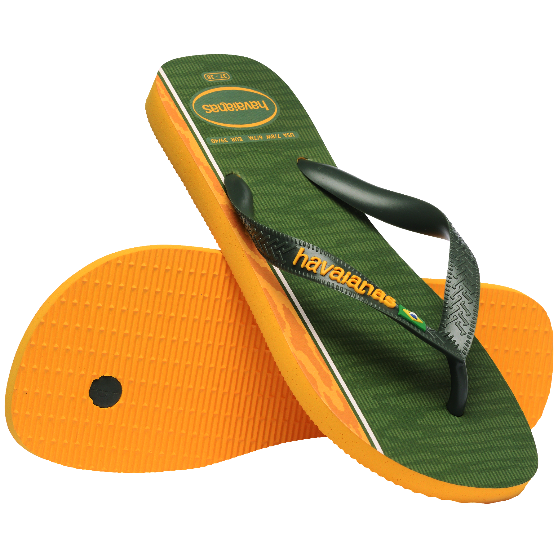 Men's Top Nations I Flip Flops - Brazil