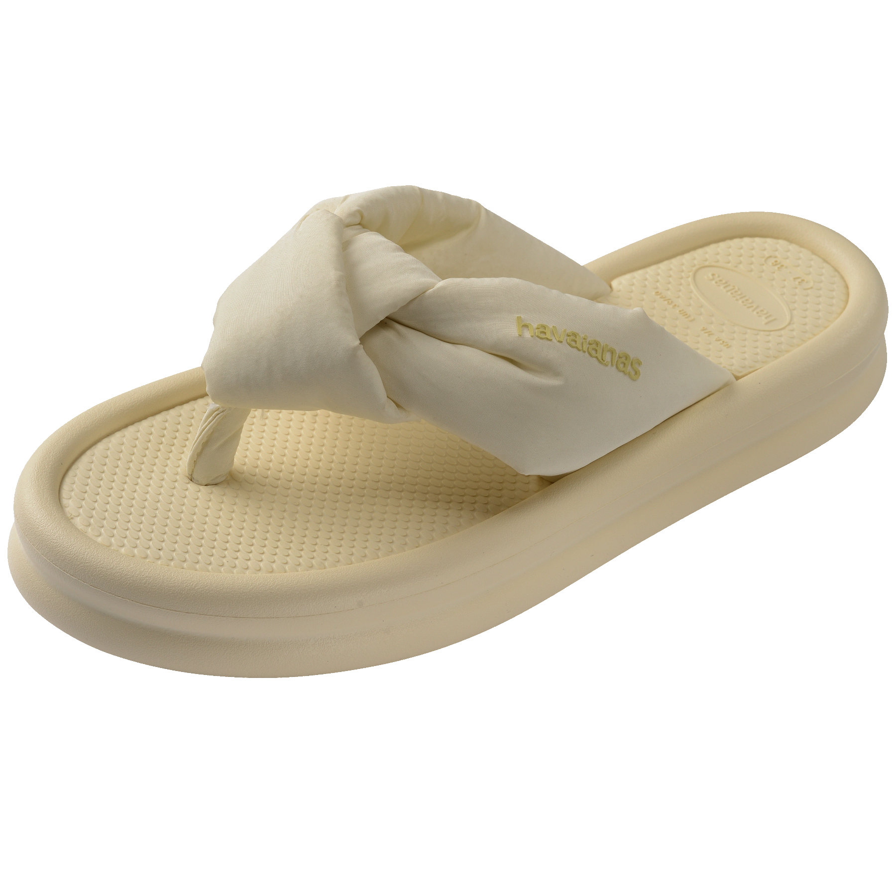 Women's Over Puffed Flip Flops - BUTTERCREAM