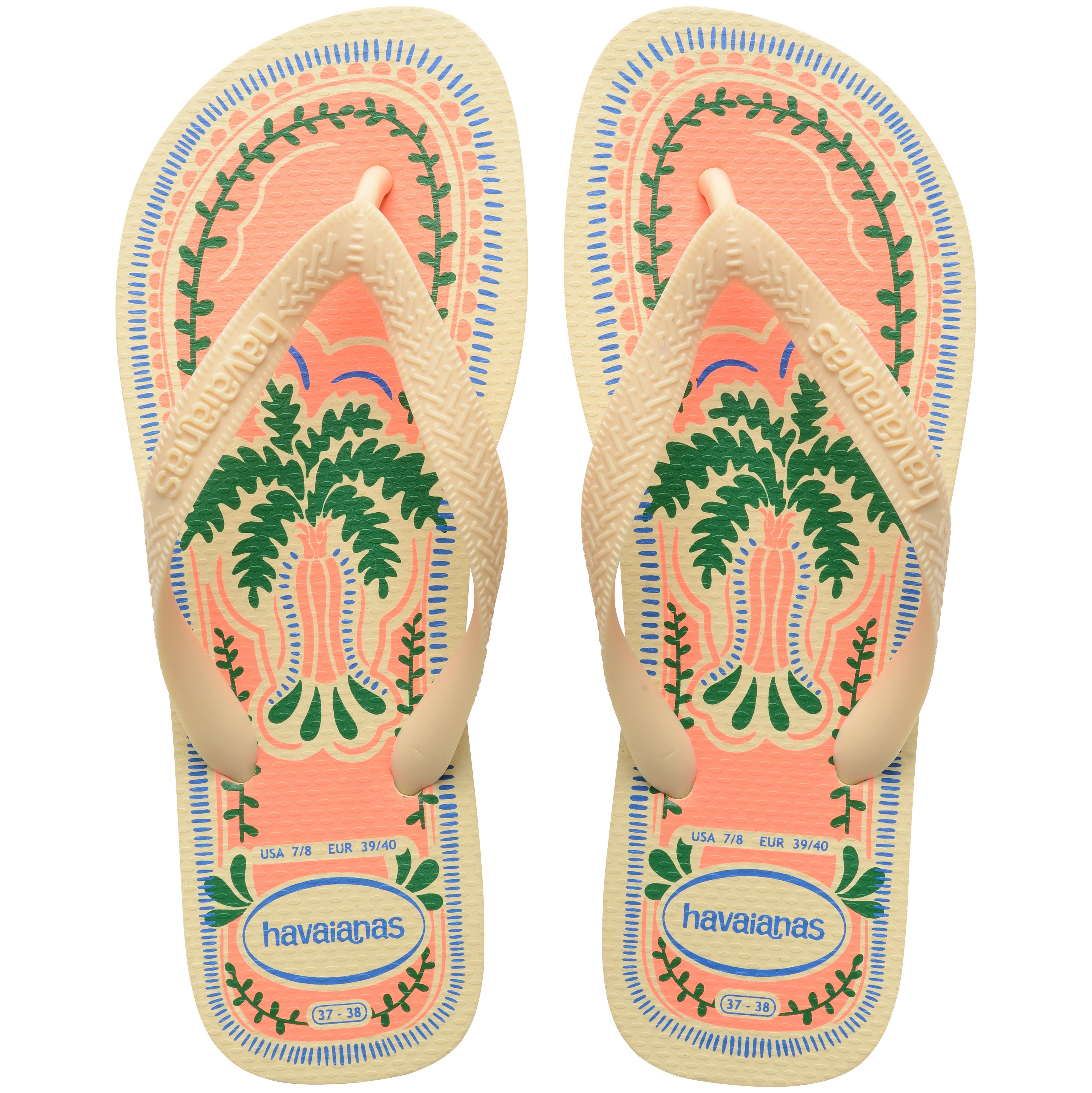 Women's Top Summer Vibes Flip Flops - BUTTERCREAM