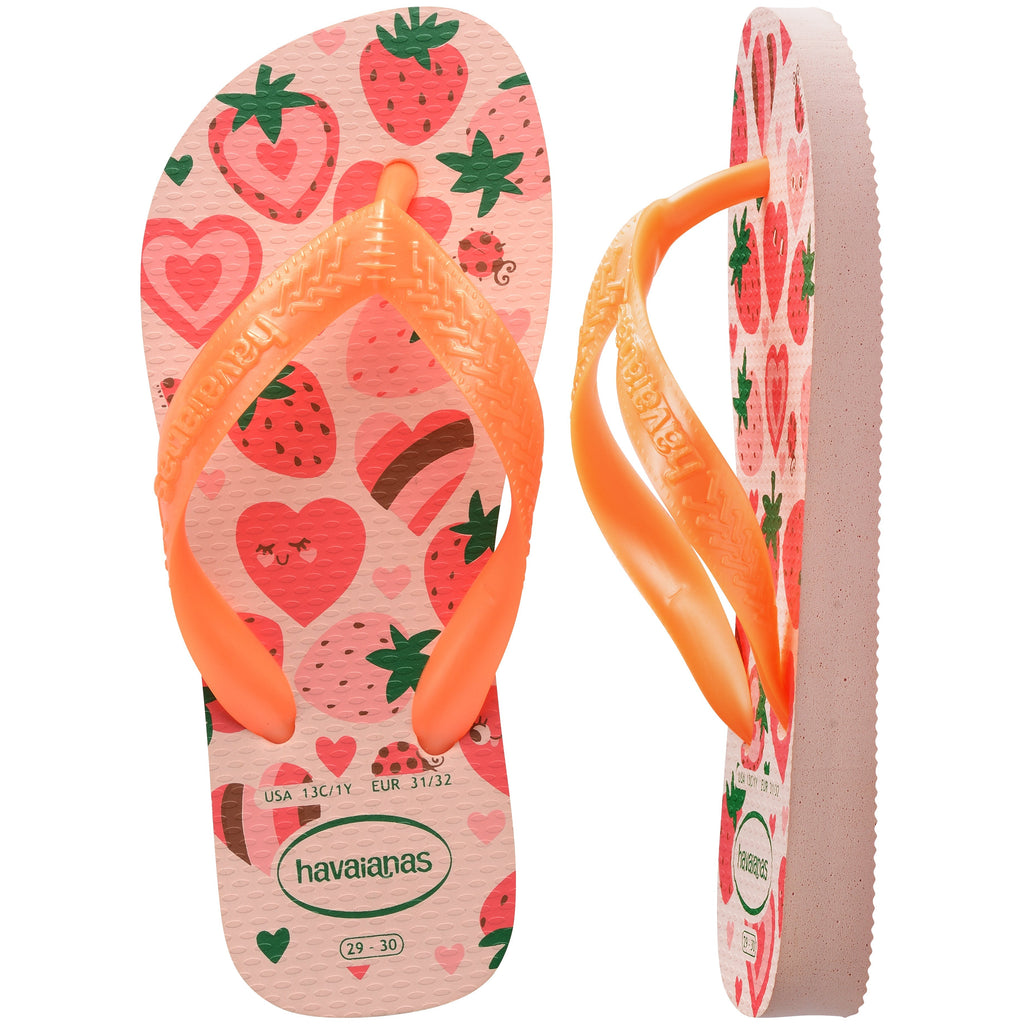 Kids' Flores Top Flip Flops - ROSE/CONFETE