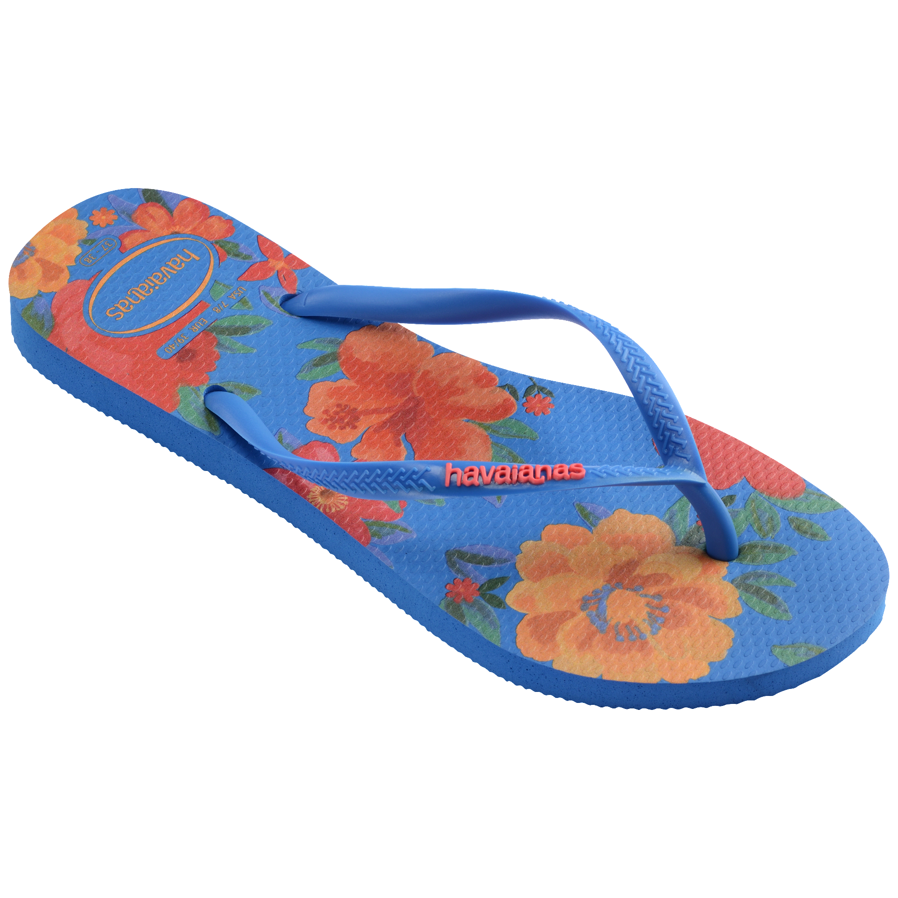 Women's Summer Bliss Slim Flip Flops - BRILLIANT BLUE