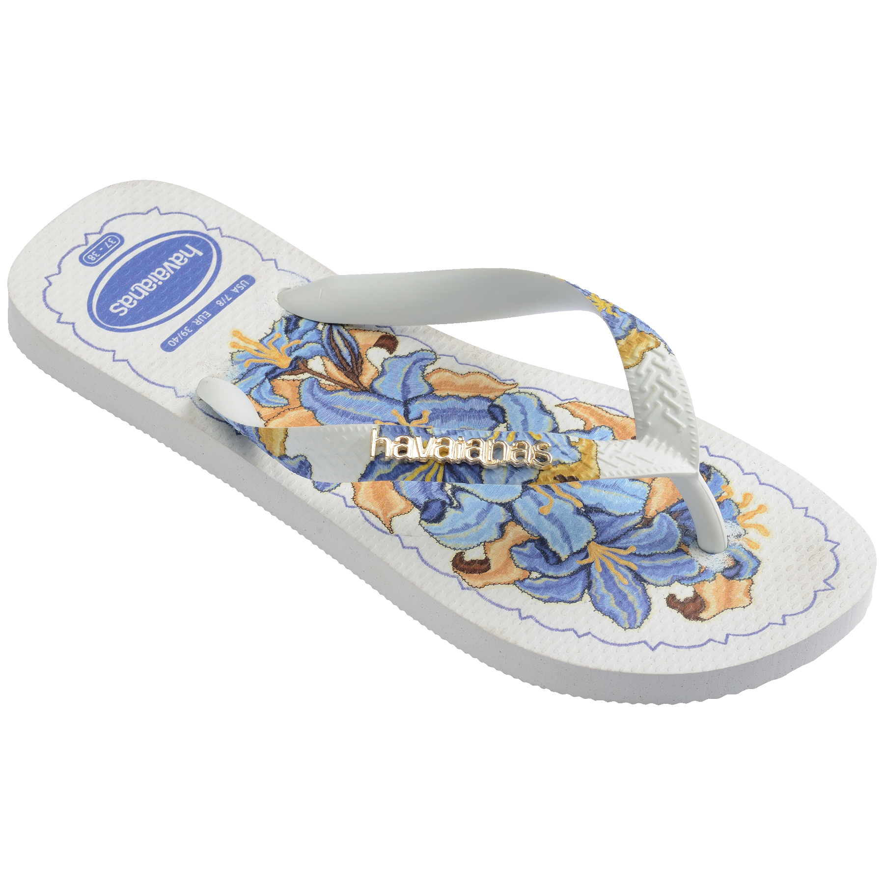 Women's Tropicalia Vibes II Top Flip Flops - WHITE