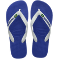 Men's Brazil Logo Flip Flops - Marine Blue