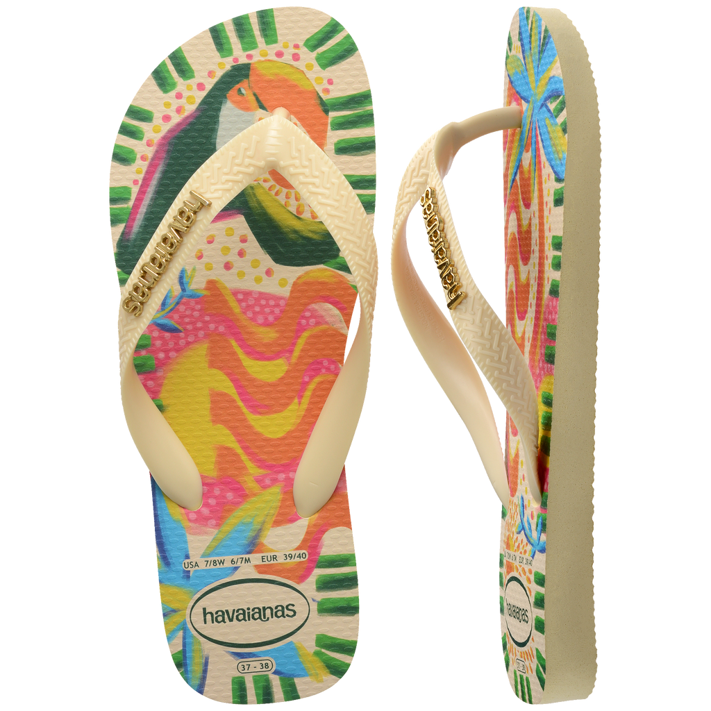 Women's Top Bossa Flip Flops - Buttercream