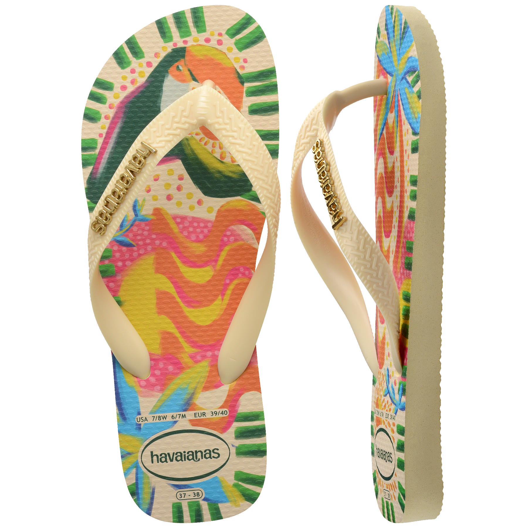 Women's Top Bossa Flip Flops - Buttercream