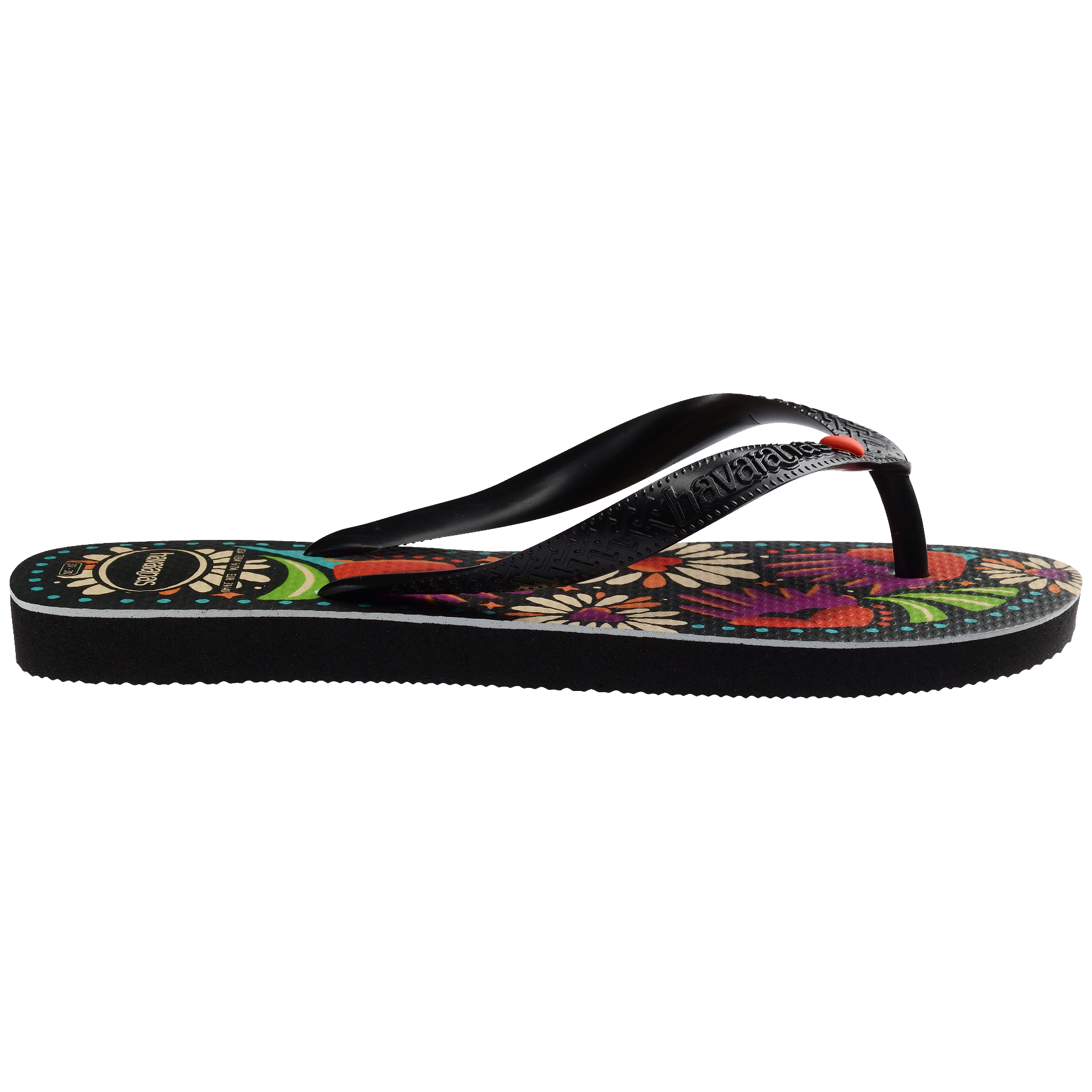 Women's Top Begonia Flip Flops - Black