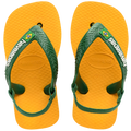 Baby Brazil Logo Flip Flop Sandals - Pop Yellow/Amazon